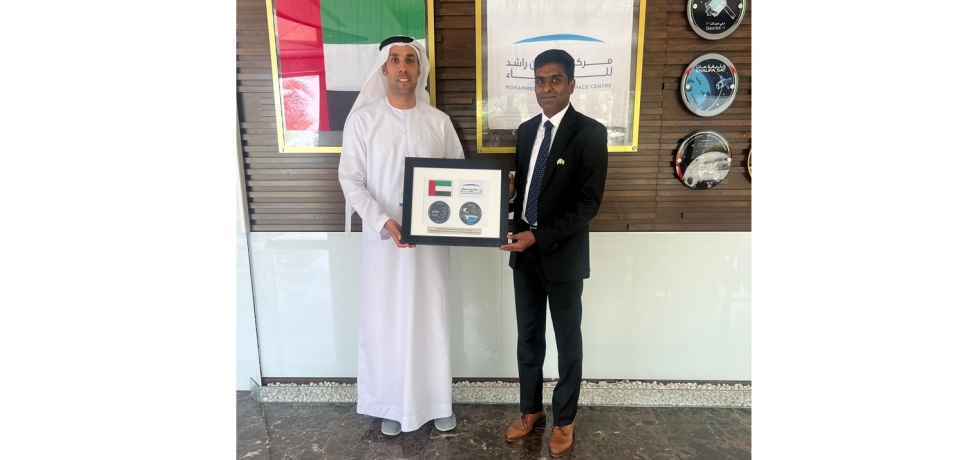 Consul General, Shri Satish Kumar Sivan met H.E. Salem Al Marri, Director General, Mohammed Bin Rashid Space Centre (MBRSC). August 20, 2024